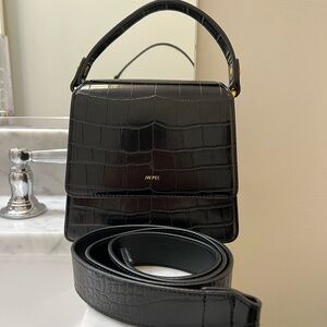 JW Pei - Fae purse black croc
